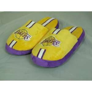 Los Angeles Lakers NBA Team Stripe Slide Slippers Sports 