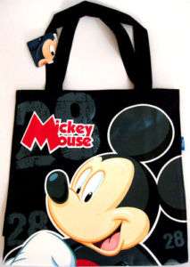 DISNEY MICKEY MOUSE Black Handbag Shoulder Bag Tote Bag  