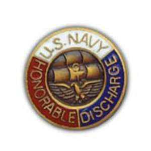    U.S. Navy Honorable Discharge Pin 1 Arts, Crafts & Sewing