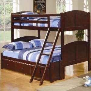  460212 Parker Twin over Full Bunk Bed by Coaster
