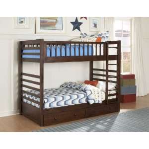  Dreamland Twin/Twin Bunk Bed By Homelegance
