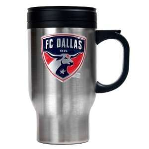  FC Dallas 16oz Stainless Steel Travel Mug   Primary Team 