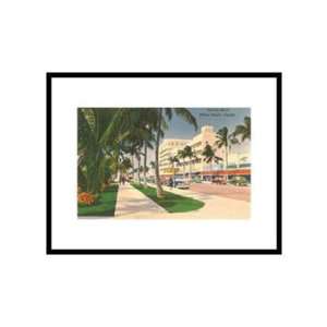  Lincoln Road, Miami Beach, Florida Pre Matted Poster Print 