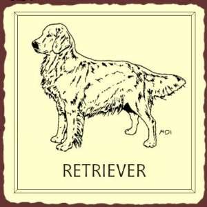  Retriever Dog Vintage Metal Animal Retro Tin Sign