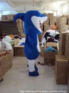 Shark Mascot Costume Fancy Dress Suit Outfit EPE  