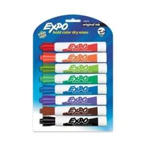 Expo Dry Erase Marker Organizer Chisel Tip Assorted 6/Set