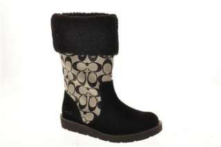   NEW KALLY Womens Mid Calf Boots Black Designer Medium BHFO 7.5  