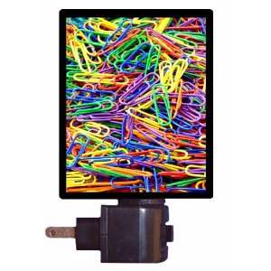 Paperclip Night Light   Colorful Paperclips LED NIGHT LIGHT