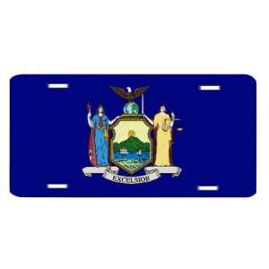  New York Ny State Flag Vanity Auto License Plate Tag 