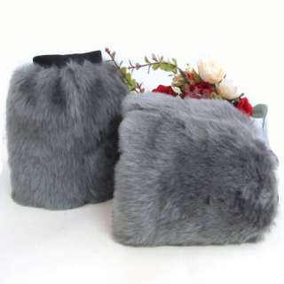 15cm Soft Lady Winter Fur Lower Style Leg Ankle Warmer Boots Sleeve 