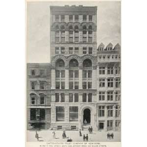  1893 Print United States Trust Co. Building New York 