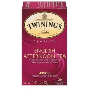 Twinings English Afternoon Tea, Tea Bags, 20 ct, 1.41 oz Boxes, 6 ct 