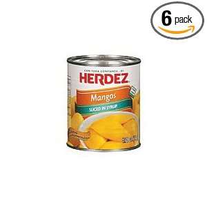 Herdez Mangos Sliced, 28 Ounce (Pack of 6)  Grocery 