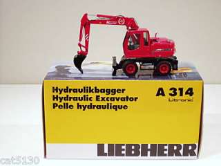 Liebherr 314 Excavator   HOLZNER   1/50   NZG #498  