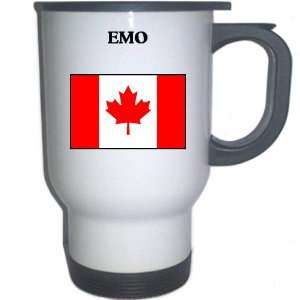  Canada   EMO White Stainless Steel Mug 