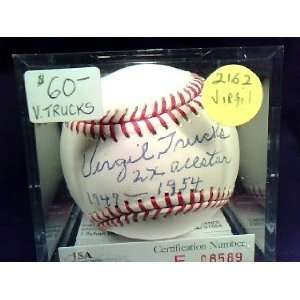  Virgil Trucks Autographed Baseball?