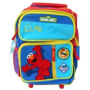    Sesame Street Elmo kid Rolling Backpack  Hide N Seek Toys & Games