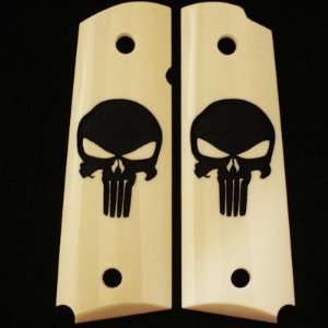   High Impact Polymer 1911 Grips in Black on Ivory