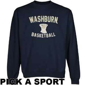  Washburn Ichabods Legacy Crew Neck Fleece Sweatshirt 