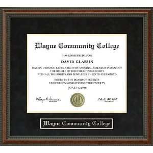  Wayne Community College Diploma Frame