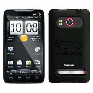  My Weiner Likes You by TH Goldman on HTC Evo 4G Case  