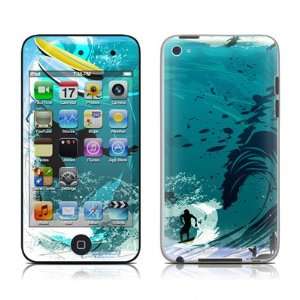   iPod Touch 4G Skin   Hit The Waves  Players & Accessories
