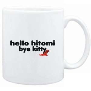  Mug White  Hello Hitomi bye kitty  Female Names Sports 