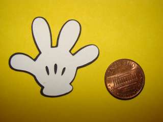Disney Cricut Layered Mickey Mouse Glove Die Cut 1.5  
