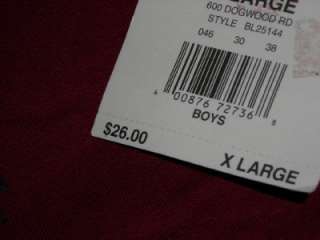 Sonoma Fleece Red Football Hoodie~Boys XL(7X)~$26~NWT  