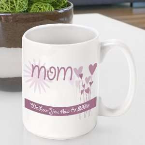  Hearts and Flowers Mom Mug