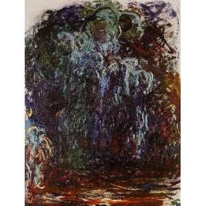   , painting name Weeping Willow 6, by Monet Claude
