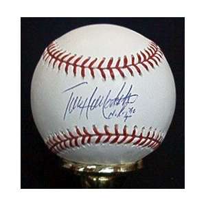 Todd Hollandsworth Autographed Baseball   Autographed Baseballs 