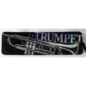  Bookmark featuring hologram trumpet Musical Instruments