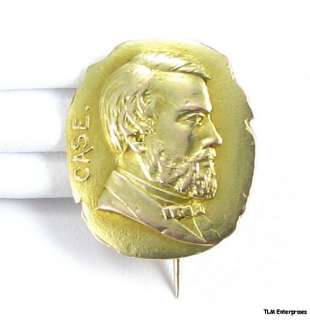 case very early service pin this rare pin features the bust of a man i 