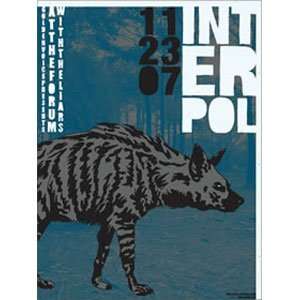  Interpol   Posters   Limited Concert Promo