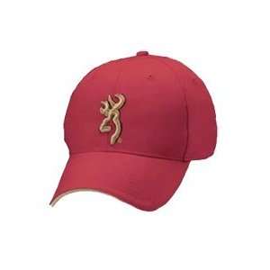  Browning Cap Red W/3D Buckmark