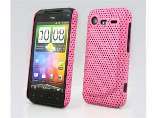 HARD MESH CASE COVER FILM HTC INCREDIBLE S 2 G11 Pink  