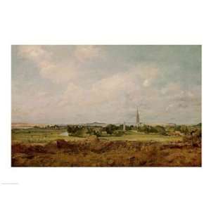  View of Salisbury   Poster by John Constable (24x18)