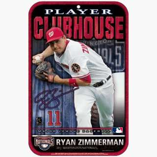  MLB Ryan Zimmerman Washington Nationals Sign *SALE 