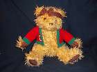 hallmark merrily bear 13 christmas plush teddy retired expedited 