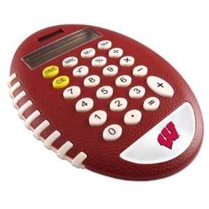  Wisconsin Badgers Pro Grip Football Calculator Sports 