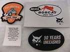 Melroe Bobcat Iron on Patches Set of 3 NEW
