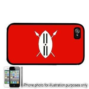  Maasai Kenya Tanzania Masai Flag Apple iPhone 4 4S Case 