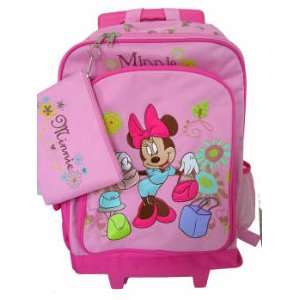    Disney Minnie Mouse Rolling Backpack Schoo Bag Toys & Games