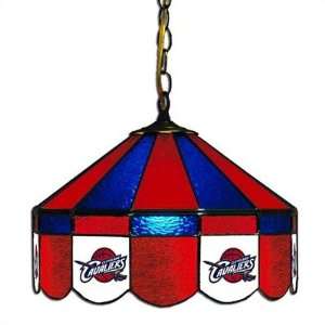   55 3005 Cleveland Cavaliers Stained Glass Pub Light Style Swag