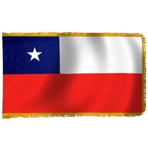  Chile Flag 6X10 Foot Nylon PH and FR Patio, Lawn & Garden