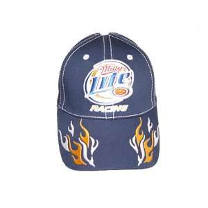 Miller Lite licensed nascar racing cap hat   One size   100 % cotton 