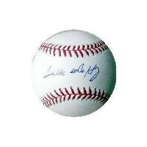  Mike de la Hoz Autographed Baseball