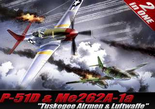 51D & Me262A 1a Tuskegee Aarmen & Luftwaffe 1/72 Academy 12435 