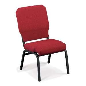  KFI Vinyl Armless Stack Chair with Bolster Seat